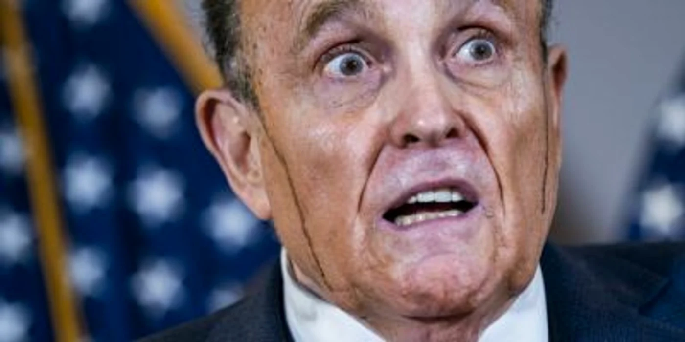 Rudy Giuliani, fostul avocat al lui Trump, crispat