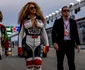 Beyonce la F1 Grand Prix Las Vegas cu decolteul la vedere. FOTO: Profimedia