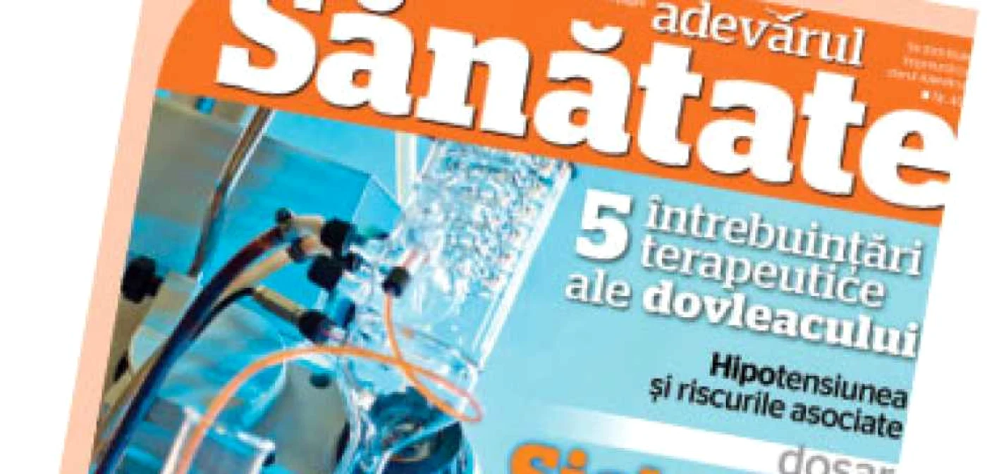 Citiţi sâmbătă în „Adevărul Sănătate“
