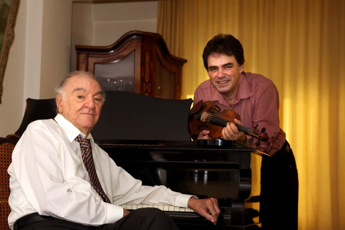 Gabriel Croitoru, alături de Valentin Gheorghiu FOTO Virigil Oprina