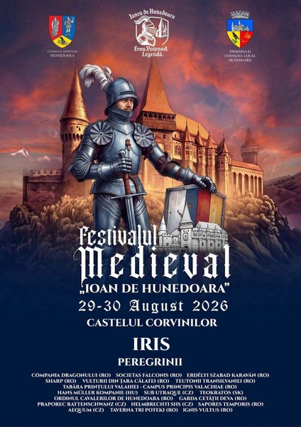 Istorie readusă la viață la Festivalul Medieval „Ioan de Hunedoara”