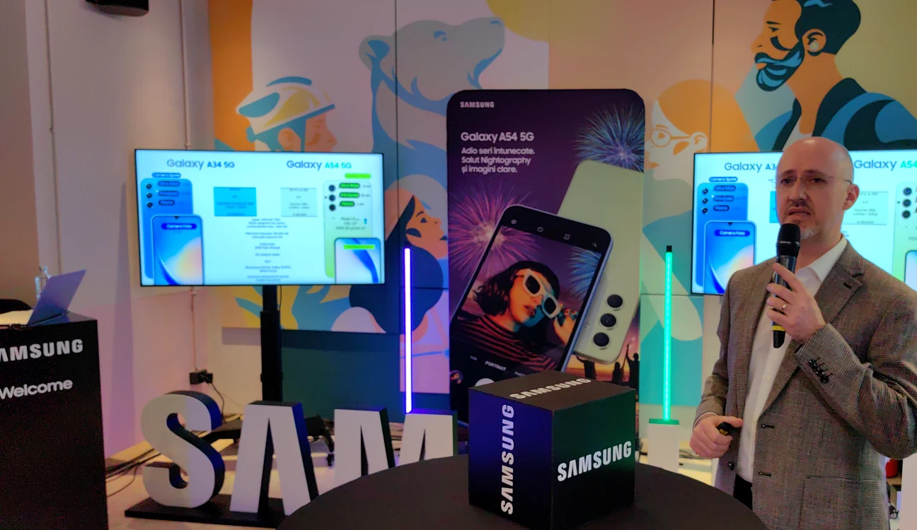 Alin Pătrășcanu, Product Trainer MX Division Samsung Romania. FOTO Adrian Pogîngeanu