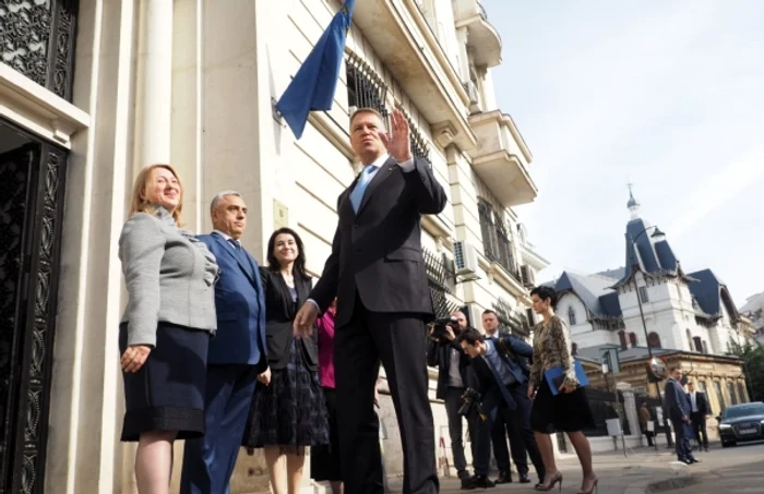 Klaus Iohannis ajunge la ÎCCJ FOTO Adevărul / Ionut Mureşan