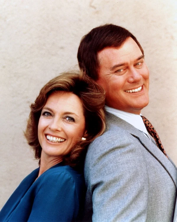 Linda Gray a jucat alături de Larry Hagman în Dallas ( Foto: Profimedia).