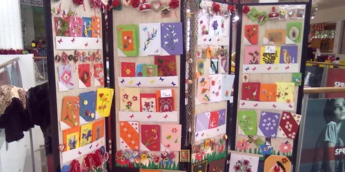 Mărţişoarele şi felicitările realizate de copii