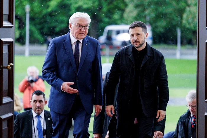  Zelenski s-a întâlnit cu președintele Germaniei, Frank-Walter Steinmeier FOTO Profimedia 