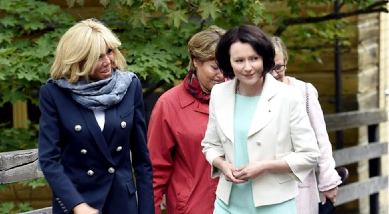 
    Brigitte Macron, în timpul vizitei oficiale în Finlandafoto: arhivă  
