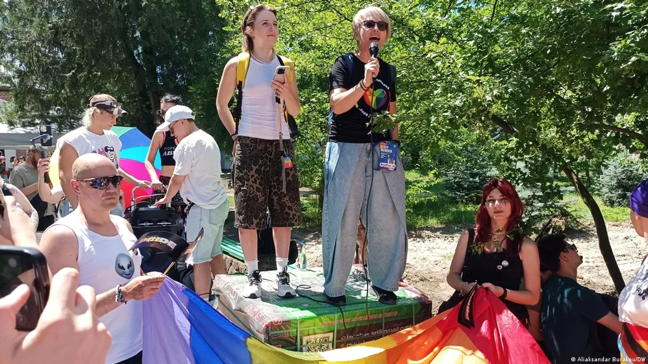 Angelica Frolov la Marșul Pride de la Chișinău
