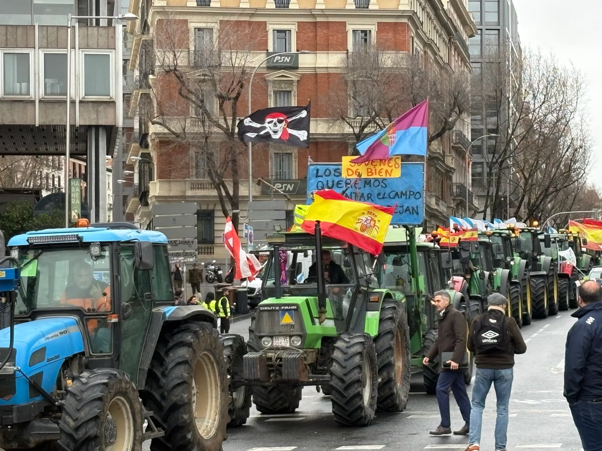 Protest masiv al agricultorilor în Madrid. Fermierii spanioli protestează față de acordul UE-Mercosur