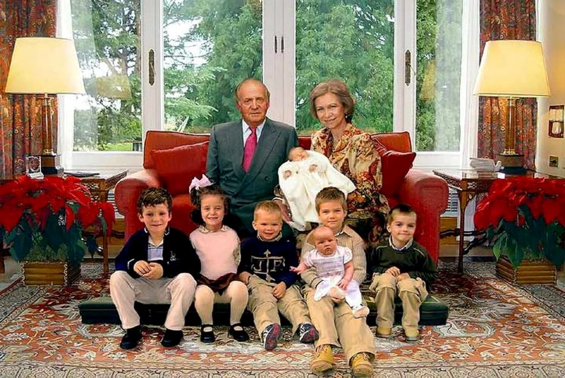 Fotografia editată. FOTO: Casa Regală spaniolă