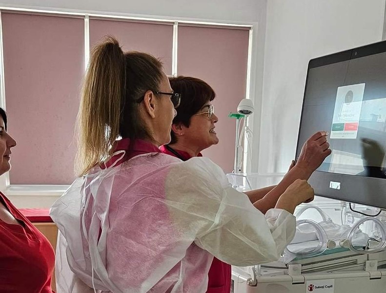 Secția de terapie intensivă neonatală de la Spitalul Județean de Urgență Târgoviște, conectată în rețeaua națională de telemedicină