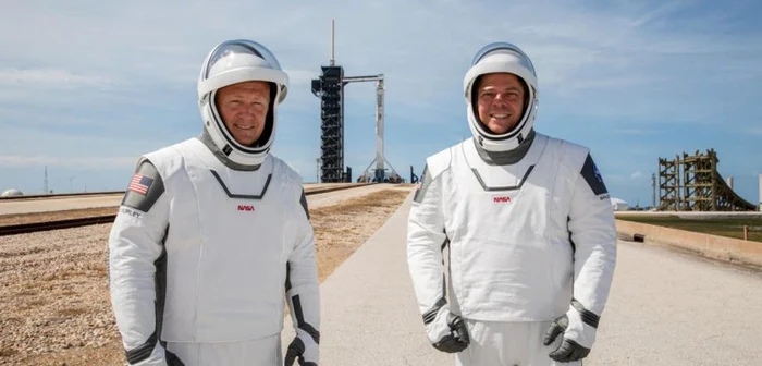 Astronauţii NASA Doug Hurley şi Robert Behnken vor ajunge la Staţia Spaţială Internaţională joi. FOTO EPA