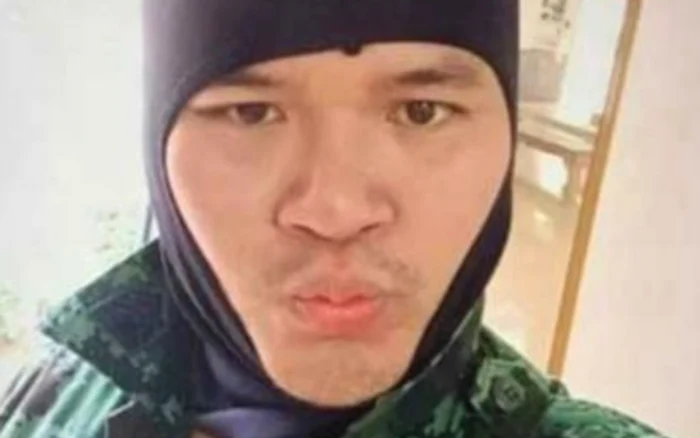 Autorul atacului armat din Nakhon Ratchasima FOTO Twitter