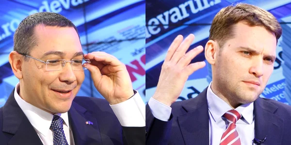 Victor Ponta şi Dan Sova COLAJ FOTO David Muntean