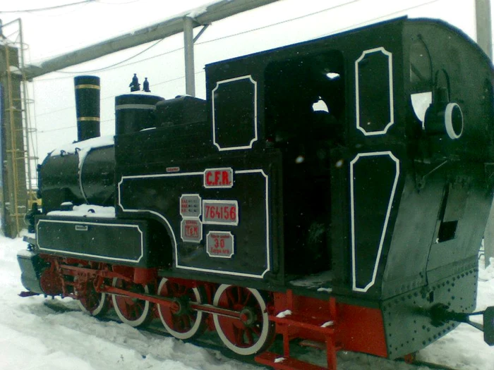 Locomotiva mocăniţei a fost restaurată. Foto: Primăria Alba Iulia