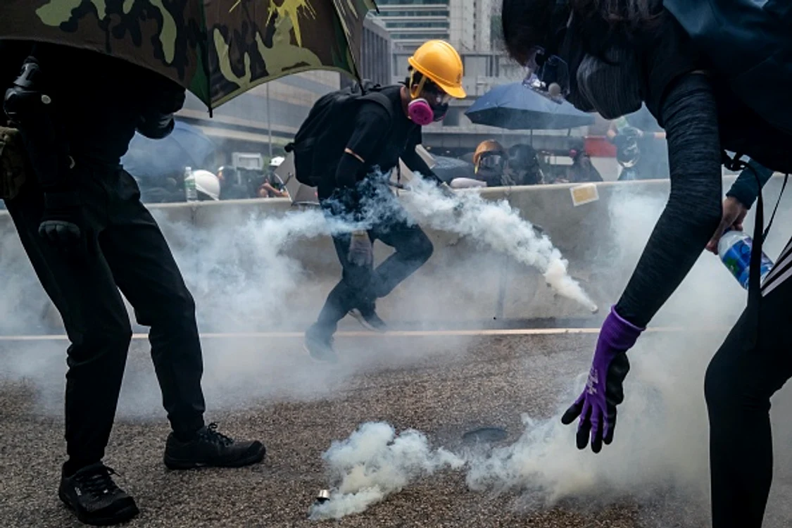Forțele de ordine au interzis protestul
