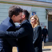 Nicusor Dan Volodimir Zelenski vizita Kiev FOTO X / Nicusor Dan