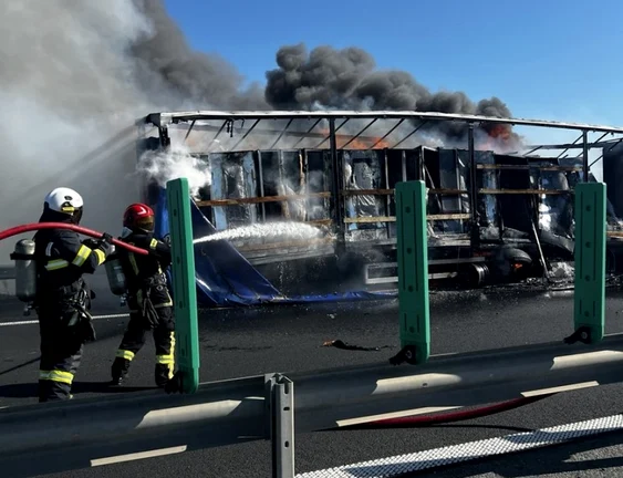 Pompierii au intervenit pentru lichidarea incendiului. FOTO: ISU Timiș