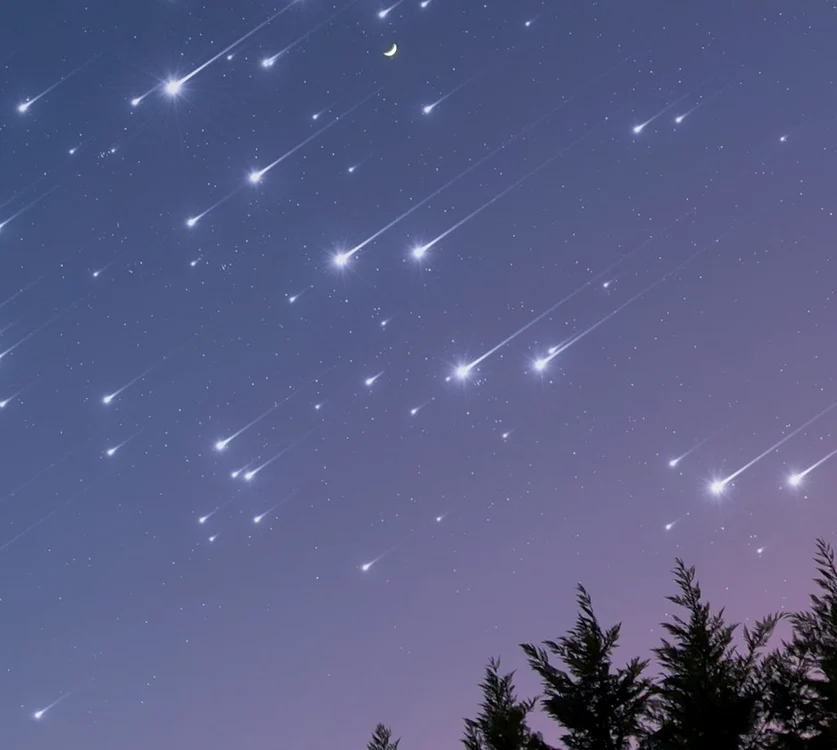 Ploaie de meteori, imagine cu caracter ilustrativ. Sursa foto Pixabay