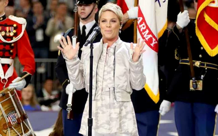 pink super bowl foto getty images