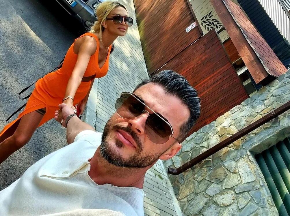 Victor Slav, alături de iubita lui, Selina Foto: instagram