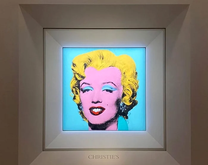 Portretul lui Marilyn Monroe realizat de Andy Warhol