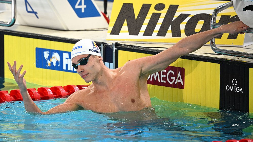 David Popovici, aur și la 200m liber la Sette Colli. Este un nou record al competiției