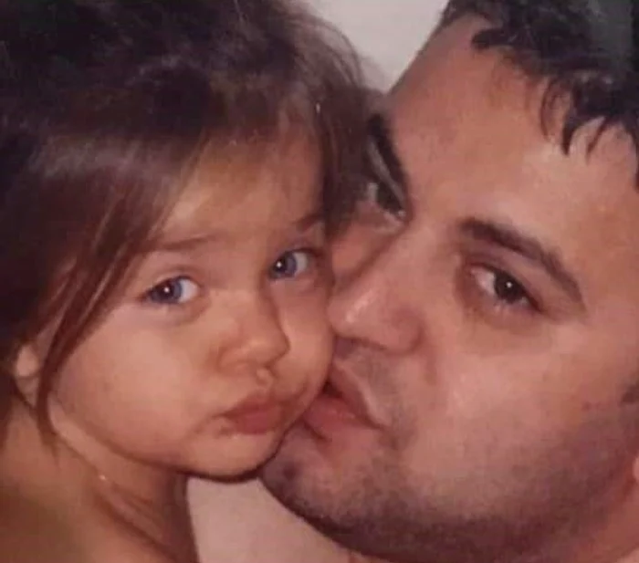 Nelu Stoian și fiica lui, când era micăfoto: arhivă personală