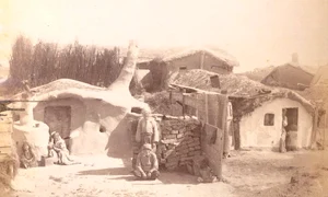 Casă tătărească din Dobrogea. Fotografie de Anatole Magrin (© Imago Romaniae)