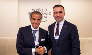 Ministrul Energiei, Bogdan Ivan și Directorul General al Agenţiei Internaţionale pentru Energie Atomică FOTO Facebook / Bogdan Ivan