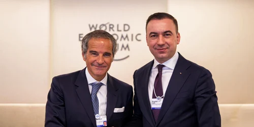 Ministrul Energiei, Bogdan Ivan și Directorul General al Agenţiei Internaţionale pentru Energie Atomică FOTO Facebook / Bogdan Ivan