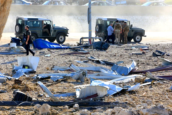 Israelul bombardeazo sudul Libanului FOTO EPA-EFE