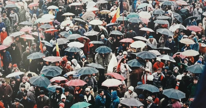 Timişoara a continuat revoluţia anticomunistă în anul 1990 FOTO Liviu Tulbure