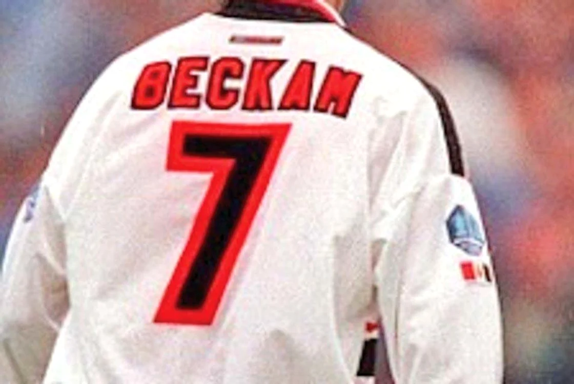 Beckam  în loc de  Beckham