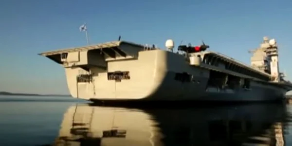 Portavionul indian INS Vikramaditya Captura YouTube