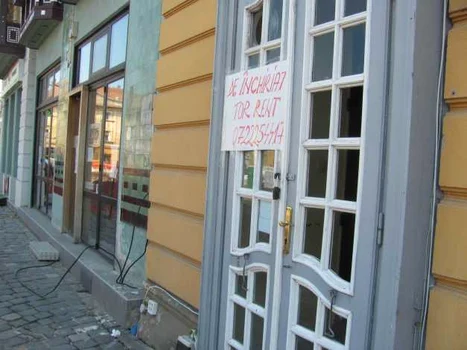Falimentul din Piaţa Unirii FOTO Ştefan Both