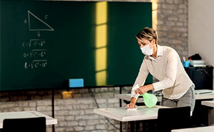 Fiecare clasă va avea un plan de dezinfecţie