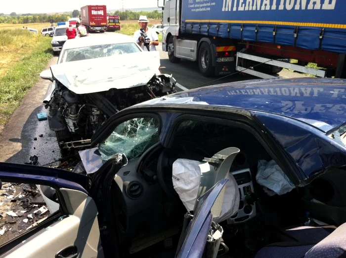 Accident mortal la Stupina FOTO Addrian Boioglu
