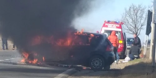 accident olt - foto facebkook/info trafic slatina