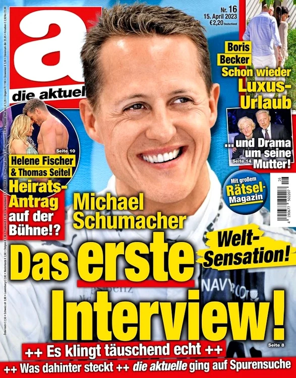 Revista Die Aktuelle a publicat un interviu ”de senzație mondială” cu Michael Schumacher
