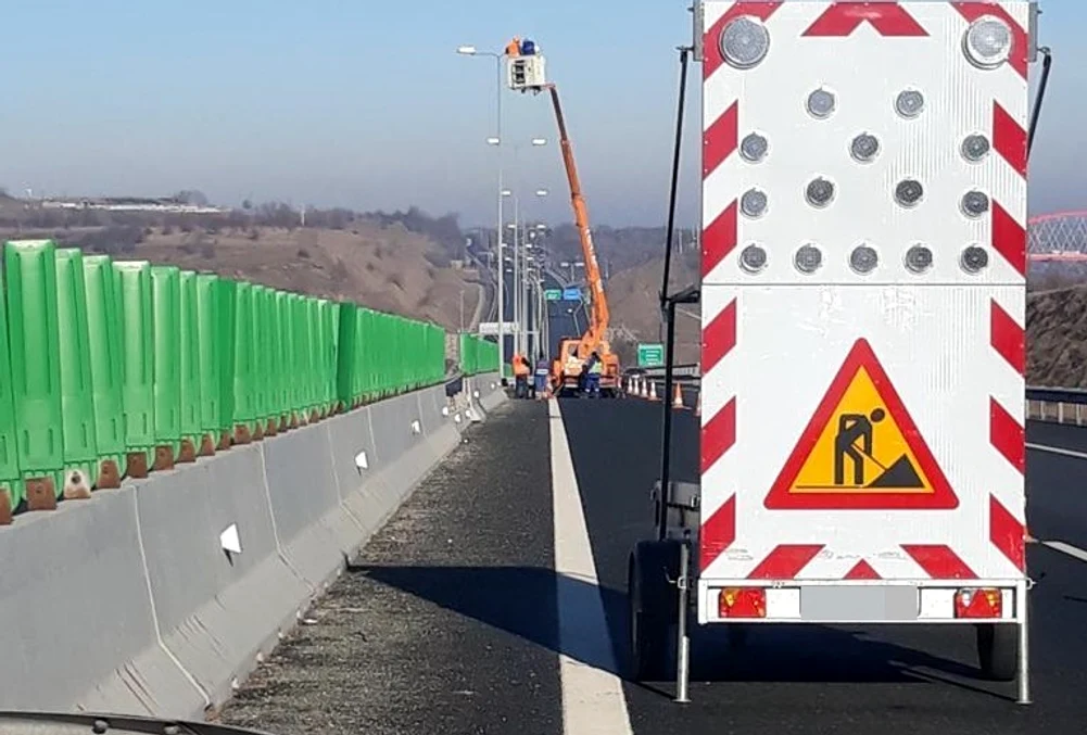 Lucrări pe A2 FOTO: DRDP Constanța