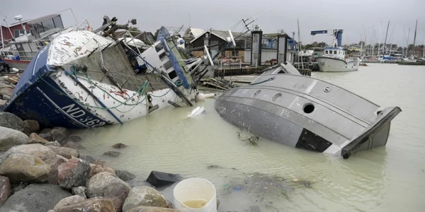 Efectele Furtunii Babet în nordul Europei Foto EPA EFE jpg