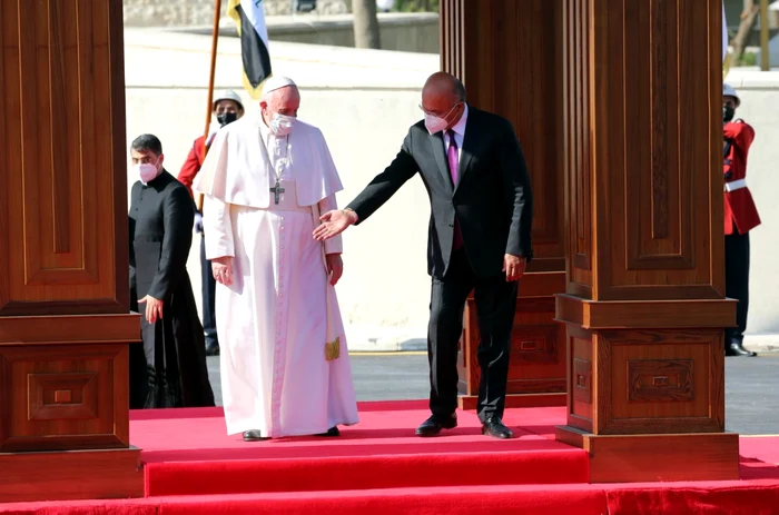 Papa Francisc în Irak  FOTO EPA - EFE