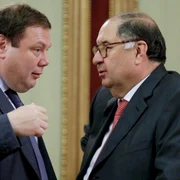Aliser Usmanov și Mihail Fridman jpg
