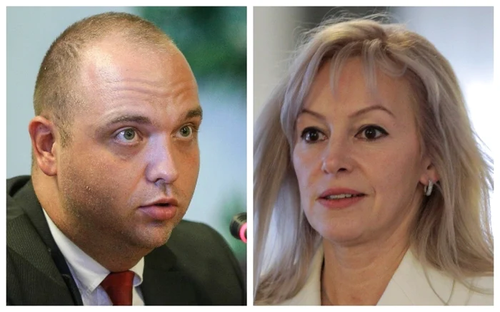 Bogdan Mîndrescu stânga) nu este doar secretar de stat, ci şi membru în CA-urile de la RAR şi de la Auroritatea Aeronautică Civilă. Ştefania Gabriella este la rândul său obişnuită cu prezenţa în numeroase funcţii, majoritate bine remunerate FOTO Colaj Adevărul / Inquam Photos