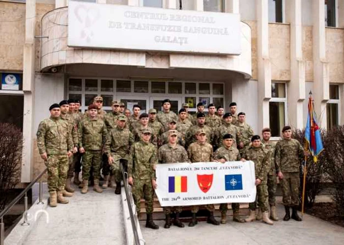 Militarii din Galaţi pregătiţi să doneze sânge FOTO George Nica