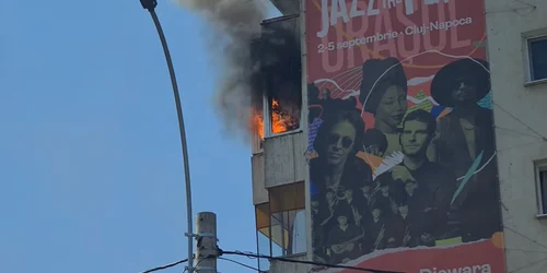 cluj incendiu observatorului. foto captura video 