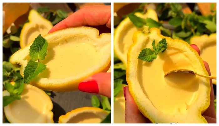 Cel mai fresh desert cu lămâi / FOTO: Colaj captură video TikTok