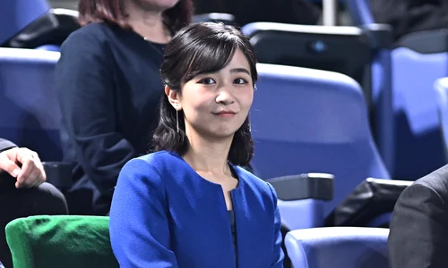 Printesa Kako in tribune la tenis la Jocurile Japoniei   profimedia 0914636054 jpg