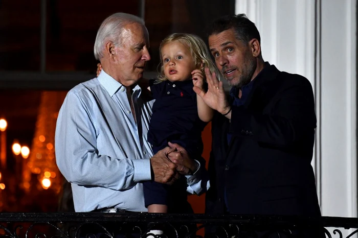 Hunter Biden a fost în centrul unui scandal după ce conținutul unui laptop a ajuns în presă FOTO AFP